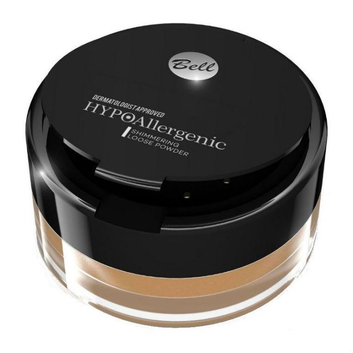 Bell Hypoallergenic Пудра для лица и тела Shimmering Loose Powder бронзирующая 01 тон 1 шт.