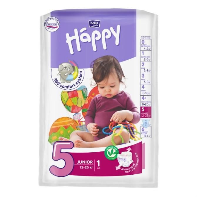 Bella Подгузники Baby Happy 6 Junior Extra 16+ кг 1 шт.