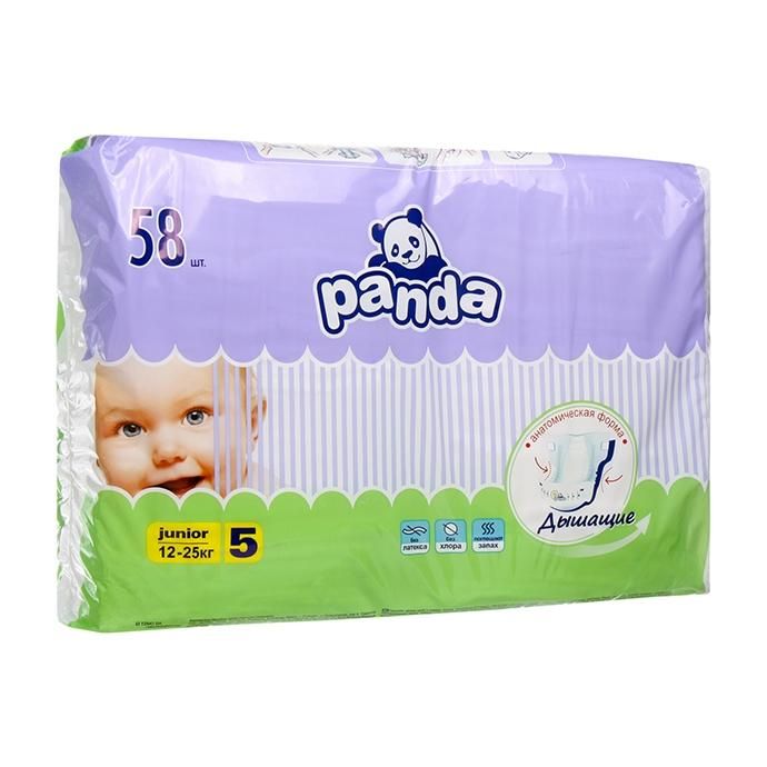 Bella Подгузники Panda 5 Junior 12-25 кг 58 шт.