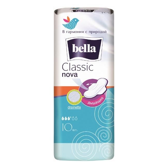 Bella Прокладки Classic Nova drainette 10 шт.