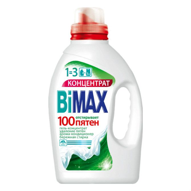 Bimax Гель для стирки 100 пятен 1500мл