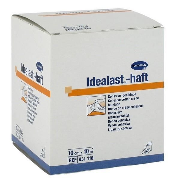 Бинт Idealast-haft/Идеаласт-хафт эластичный когезивный с хлопком 10 м х 10 см 1шт.