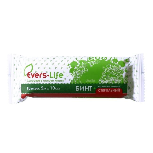 Бинт стерильный Evers Life 10 см х 5 м