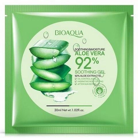 BioAqua Aloe Vera Маска для лица увлажняющая 30 г