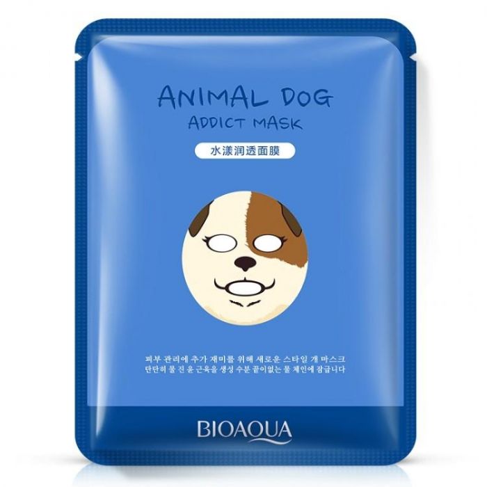 BioAqua Animal Face Dog Маска для лица увлажняющая 30 г