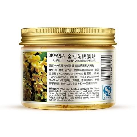 BioAqua Golden Osmanthus Eye Mask Маска для кожи вокруг глаз с лепестками Золотого Османтуса 80 шт