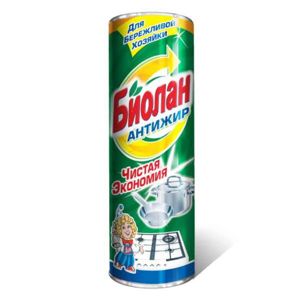 Биолан Сухое чистящее средство Антижир 400г