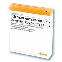Эхинацея композитум сн р-р в/м введ. гомеопат. амп. 2,2 мл №5 Эхинацея композитум сн р-р в/м введ. гомеопат. амп. 2,2 мл №5