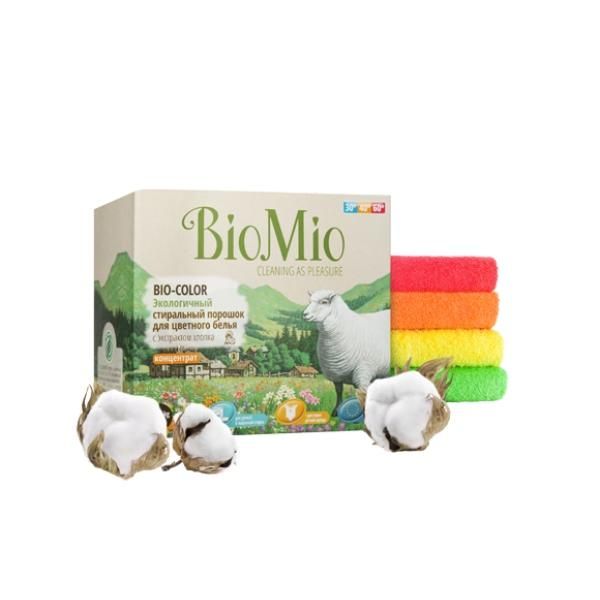BioMio Bio-Color Экологичный стиральный порошок-концентрат для цветного белья концентрат без запаха 1,5кг