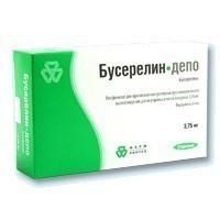 Бусерелин-депо лиофилизат для сусп. для в/мыш. введ. пролонг. 3,75 мг флакон 1 шт.