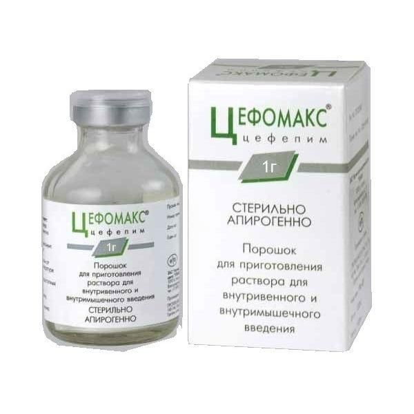 Цефомакс флаконы 1 г Цефомакс флаконы 1 г