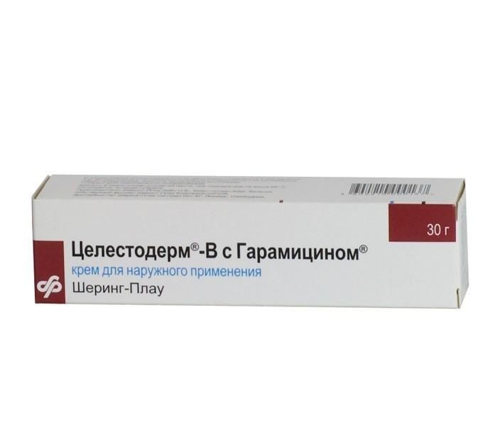 Целестодерм в с гарамицином крем 0.1%, 30 г