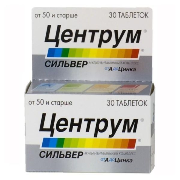 Центрум Сильвер от A до Zn таблетки 30 шт.