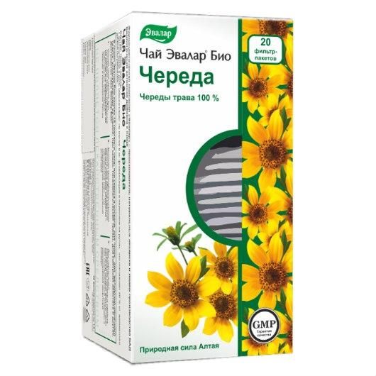 Чай Эвалар Био Череда фильтрпакетики 1,5 г 20 шт. Чай Эвалар Био Череда фильтрпакетики 1,5 г 20 шт.