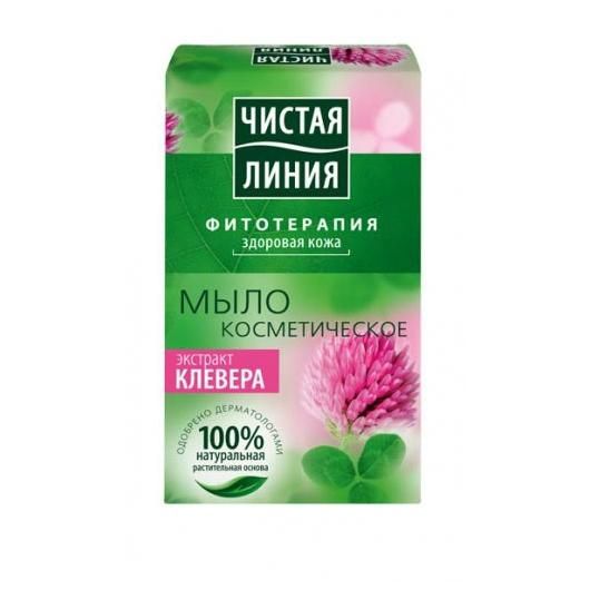 Чистая Линия Мыло Экстракт Клевера 80г