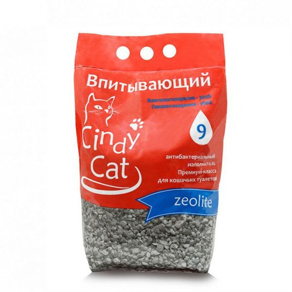 Cindy Cat Наполнитель zeolite впитывающий 3кг Cindy Cat Наполнитель zeolite впитывающий 3кг