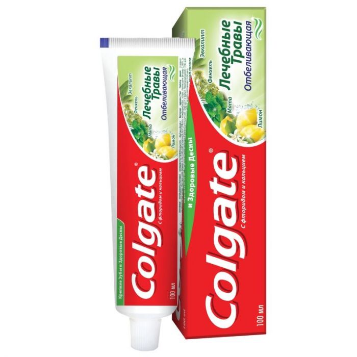 Colgate Зубная паста Лечебные травы отбеливающая 100мл