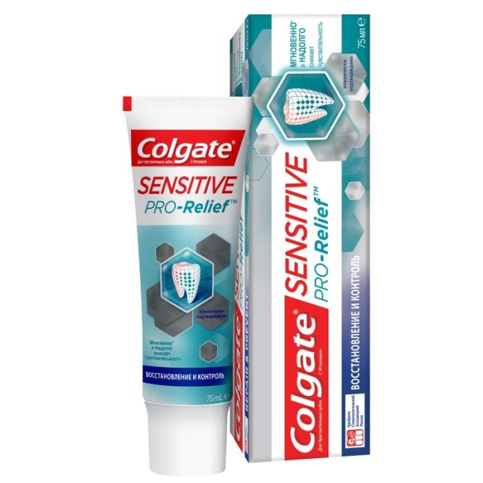 Colgate Зубная паста Sensitive Pro-Relief Восстановление и Контроль 75мл