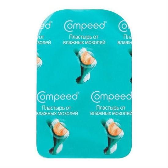 Compeed пластырь от влажных мозолей 1 шт. Compeed пластырь от влажных мозолей 1 шт.