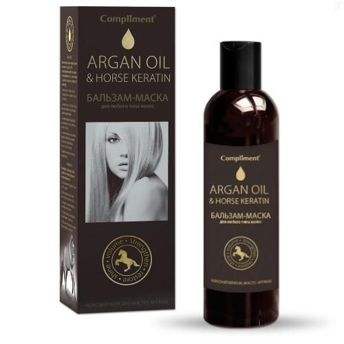 Compliment Argan Oil &amp; Horse Keratin Бальзам-маска для волос 250 мл