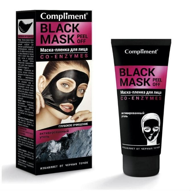 Compliment Black Mask Маска-пленка для лица Co-Enzymes 80мл