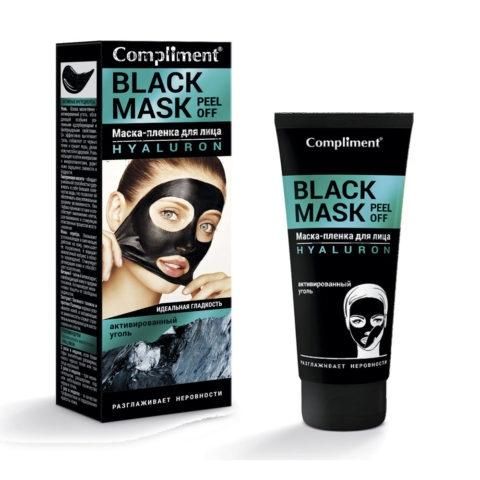 Compliment Black Mask Маска-пленка для лица HYALURON 80мл