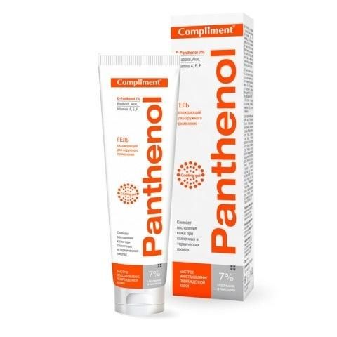 Compliment Panthenol Пантенол Гель охлаждающий для наружного применения 75мл