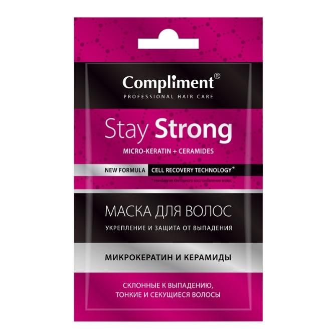 Compliment Саше маска для волос Stay strong Укрепление и защита от выпадения 25мл