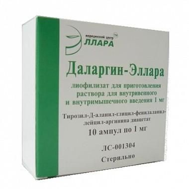 Даларгин ампулы 1 мг , 10 шт. Даларгин ампулы 1 мг , 10 шт.
