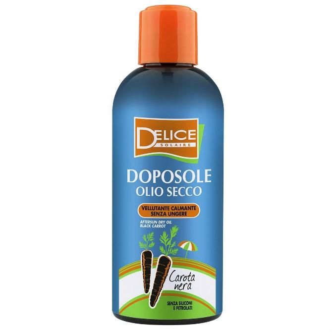 Delice Solaire Масло увлажняющее для ухода за кожей после загара с экстрактом чёрной моркови 200 мл