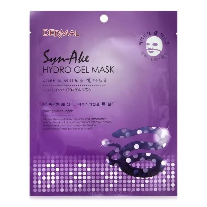 Dermal Маска гидрогелевая SYN-AKE Hydro gel mask с пептидами и экстрактами трав 25 г