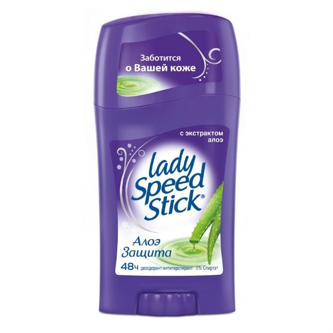 Дезодорант Леди Спид Стик (Lady Speed Stick) гель Алоэ 65гр упак.