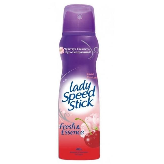 Дезодорант Леди Спид Стик (Lady Speed Stick) спрей Fresh&amp;Essence Glamour Cool Цветок Вишни 150 мл упак.