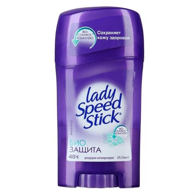 Дезодорант Леди Спид Стик (Lady Speed Stick) стик Био Защита 45г упак.