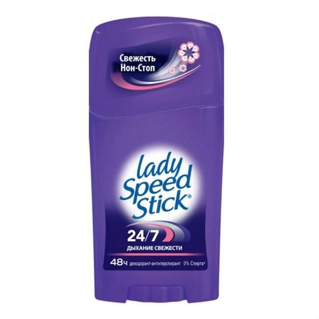 Дезодорант Леди Спид Стик (Lady Speed Stick) стик Дыхание свежести 45гр упак.