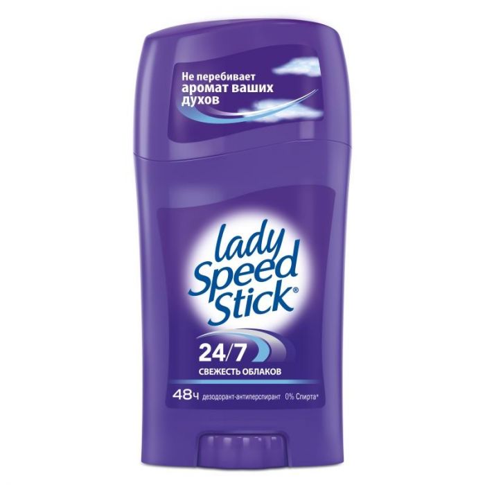 Дезодорант Леди Спид Стик (Lady Speed Stick) стик Свежесть Облаков 45гр упак.