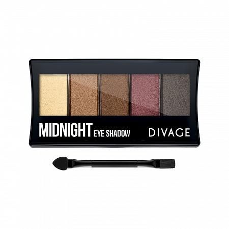 Divage Palettes Eye Shadow Палетка теней для век Midnight 1 уп.