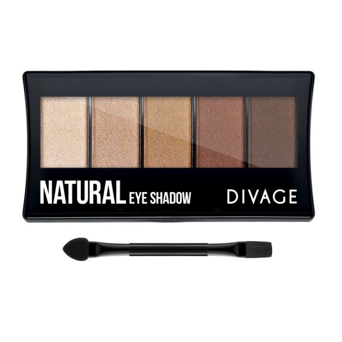 Divage Palettes Eye Shadow Палетка теней для век Natural 1 уп.