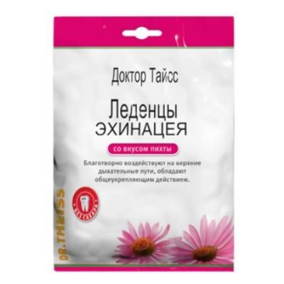 Доктор Тайсс леденцы Эхинацея со вкус пихты 50 г упак.