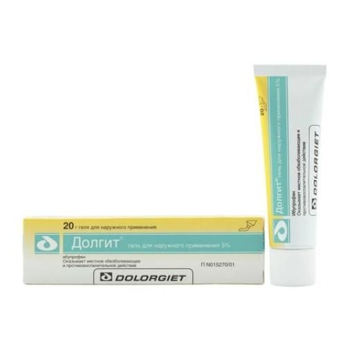 Долгит гель 5%, 20 г
