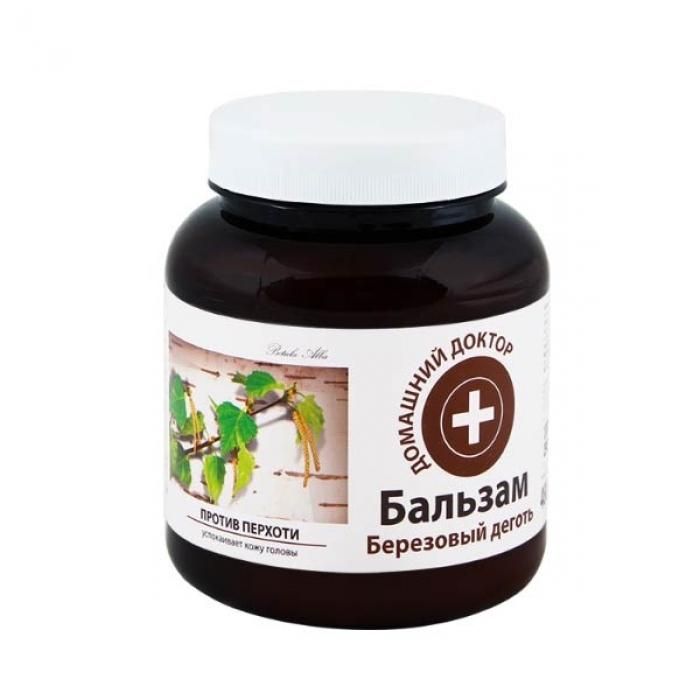 Домашний Доктор Бальзам для волос Березовый деготь против перхоти 480мл