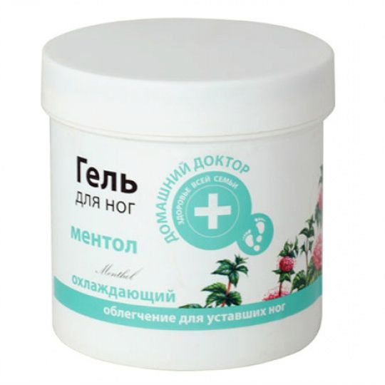 Домашний Доктор Гель для ног Ментол облегчение для уставших ног 250мл Домашний Доктор Гель для ног Ментол облегчение для уставших ног 250мл