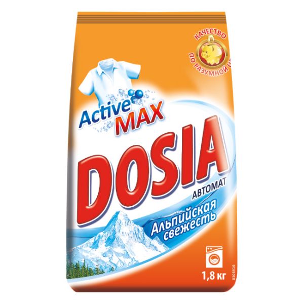 Dosia стиральный порошок Альпийская свежесть автомат 1,8 кг