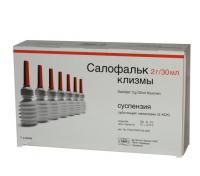 Салофальк клизмы 2 г, 30 г, 7 шт. Салофальк клизмы 2 г, 30 г, 7 шт.
