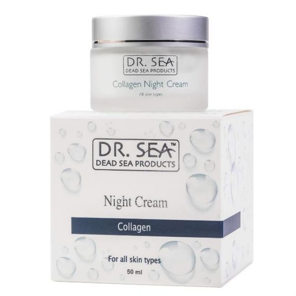 Dr.Sea Крем коллагеновый укрепляющий ночной 50 мл Dr.Sea Крем коллагеновый укрепляющий ночной 50 мл