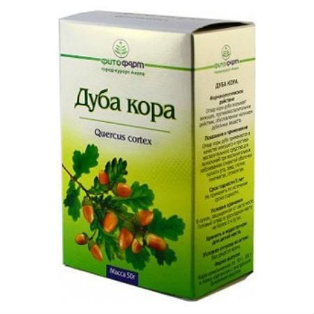 Дуба кора пачка, 50 г