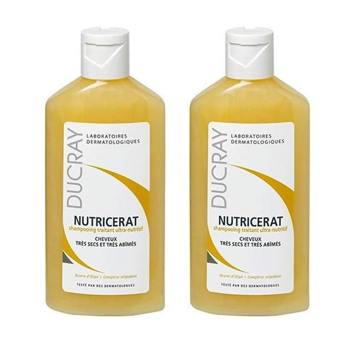 Ducray Nutricerat шампунь сверхпитательный для сухих волос 200 мл 2 шт.