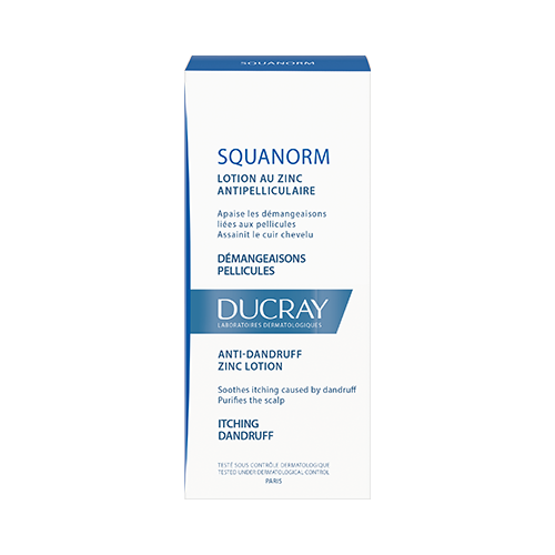 Ducray Squanorm лосьон от перхоти с цинком для жирной чувствительной кожи 200 мл