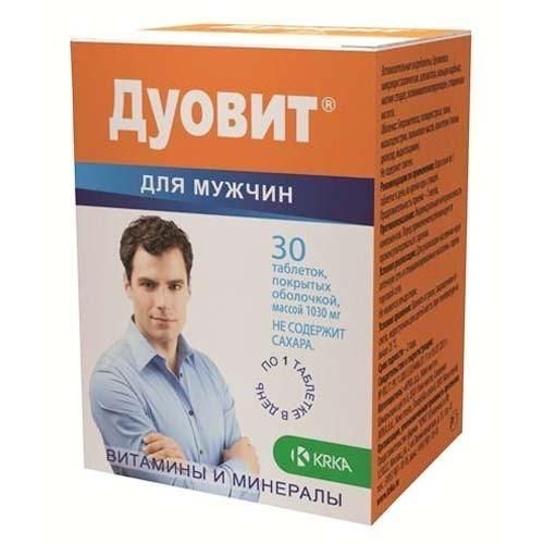 Дуовит для мужчин таблетки, 30 шт. Дуовит для мужчин таблетки, 30 шт.