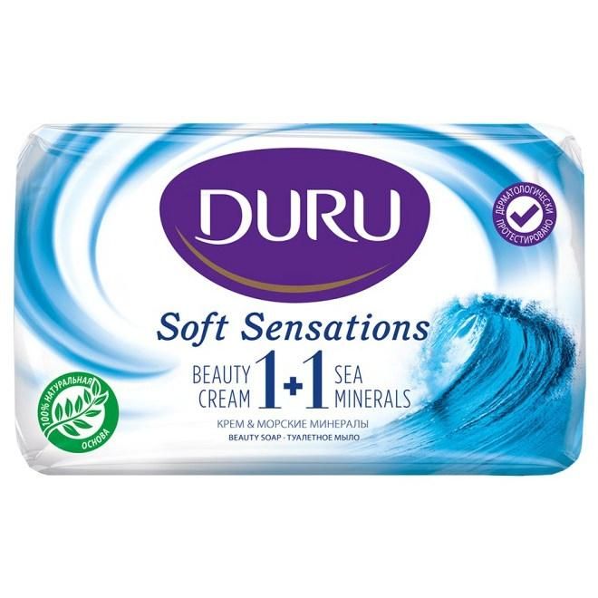 Duru Soft Sens Мыло Морские минералы 80г